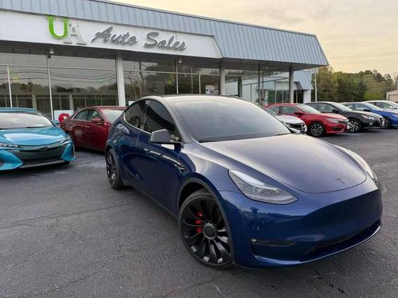 TESLA MODEL Y 2022 7SAYGDEF8NF446671 image